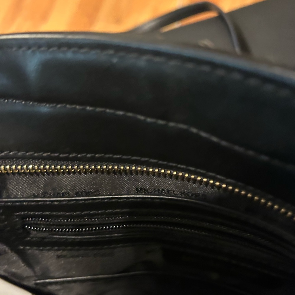 Michael Kors Tan and Black Animal Print Tote - Picture 4 of 12